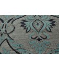 Feizy SAPHIR YARDLEY 3658F IN PEWTER/CHARCOAL 2' 6" x 8' Runner Area Rug