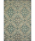 SAPHIR YARDLEY Rug Feizy SAPHIR YARDLEY 3659F IN CREAM/MARINE 5' 3" X 7' 6" Area Rug