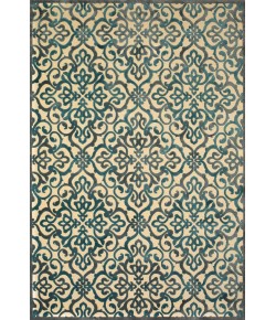 Feizy Saphir Yardley 3659F CREAM/MARINE Area Rug 5 ft. 3 X 7 ft. 6 Rectangle