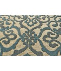 SAPHIR YARDLEY Rug Feizy SAPHIR YARDLEY 3659F IN CREAM/MARINE 5' 3" X 7' 6" Area Rug