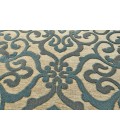 Feizy SAPHIR YARDLEY 3659F IN CREAM/MARINE 5' 3" X 7' 6" Area Rug