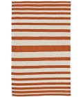 Feizy SARGASSO I 0633F IN ORANGE/WHITE 4' x 6' Area Rug