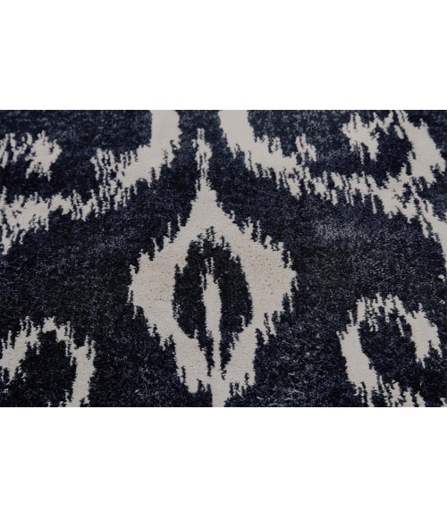 AZERI Rug Feizy AZERI 3842F IN BLACK/ECRU 2' 2" x 4' Area Rug