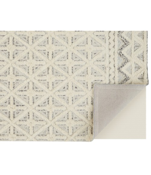 Feizy Anica BLUE/IVORY Rug ANC8007F 6 ft. X 9 ft. Rectangle - Rugs Town Feizy Anica BLUE/IVORY ANC8007F 6 ft. X 9 ft. Rectangle Rug