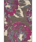 SAPHIR RUBUS Rug Feizy SAPHIR RUBUS 3360F IN DARK GRAY/RASPBERRY 2' 6" x 8' Runner Area Rug