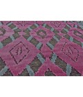 SAPHIR RUBUS Rug Feizy SAPHIR RUBUS 3361F IN DARK GRAY/RASPBERRY 5' 3" X 7' 6" Area Rug