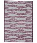 SAPHIR RUBUS Rug Feizy SAPHIR RUBUS 3371F IN PEWTER/RASPBERRY 7' 6" X 10' 6" Area Rug