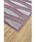 SAPHIR RUBUS Rug Feizy SAPHIR RUBUS 3371F IN PEWTER/RASPBERRY 7' 6" X 10' 6" Area Rug