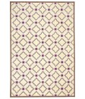 SAPHIR RUBUS Rug Feizy SAPHIR RUBUS 3372F IN CREAM/LIGHT SILVER 7' 6" X 10' 6" Area Rug