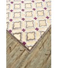 SAPHIR RUBUS Rug Feizy SAPHIR RUBUS 3372F IN CREAM/LIGHT SILVER 7' 6" X 10' 6" Area Rug