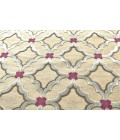 SAPHIR RUBUS Rug Feizy SAPHIR RUBUS 3372F IN CREAM/LIGHT SILVER 7' 6" X 10' 6" Area Rug