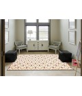 SAPHIR RUBUS Rug Feizy SAPHIR RUBUS 3372F IN CREAM/LIGHT SILVER 7' 6" X 10' 6" Area Rug