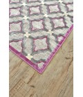 SAPHIR RUBUS Rug Feizy SAPHIR RUBUS 3372F IN PEWTER/DARK GRAY 2' 2" x 4' Area Rug