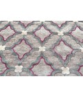 SAPHIR RUBUS Rug Feizy SAPHIR RUBUS 3372F IN PEWTER/DARK GRAY 2' 2" x 4' Area Rug