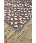 SAPHIR RUBUS Rug Feizy SAPHIR RUBUS 3373F IN CREAM/DARK GRAY 2' 2" x 4' Area Rug