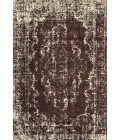 Feizy AZERI II 3845F IN DARK CHOCOLATE/ECRU 2' 2" x 4' Area Rug