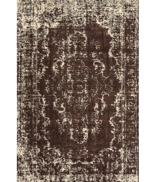 AZERI II Rug Feizy AZERI II 3845F IN DARK CHOCOLATE/ECRU 2' 2" x 4' Area Rug