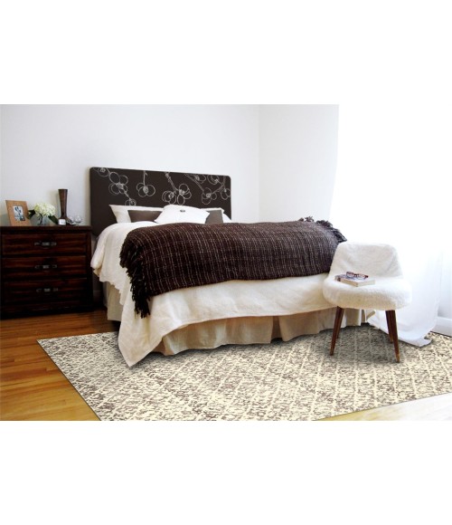 AZERI LLL Rug Feizy AZERI LLL 3840F IN CREAM/GRAY 2' 2" x 4' Area Rug