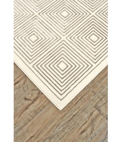 Feizy Azeri Lll 3844F CREAM/GRAY Area Rug 2 ft. 2 X 4 ft. Rectangle