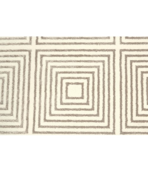 AZERI LLL Rug Feizy AZERI LLL 3844F IN CREAM/GRAY 1' 8" X 2' 10" Sample Area Rug
