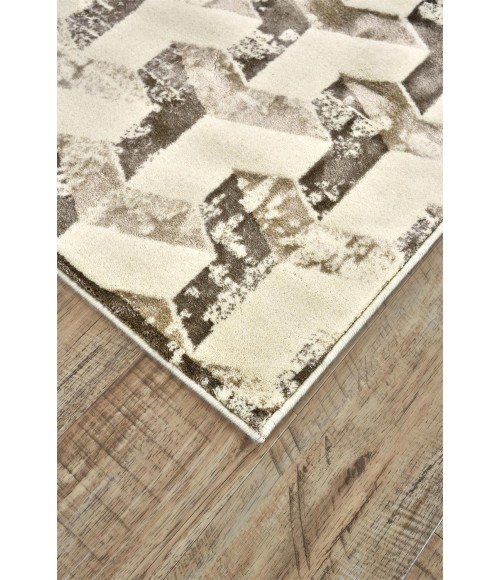 AZERI LLL Rug Feizy AZERI LLL 3860F IN CREAM/SILVER 5' x 8' Area Rug