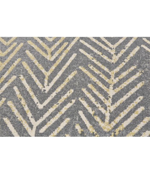 Feizy BLEECKER 3604F IN GRANITE 10' X 13' 2" Area Rug