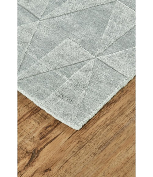 GRAMERCY Rug Feizy GRAMERCY 6335F IN MIST 2' 6" x 8' Runner Area Rug