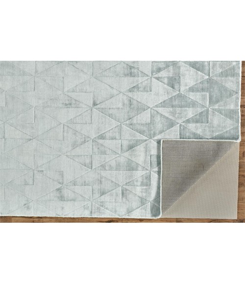 GRAMERCY Rug Feizy GRAMERCY 6335F IN MIST 2' 6" x 8' Runner Area Rug