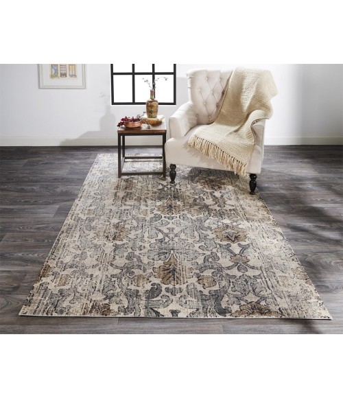 FIONA Rug Feizy FIONA 3268F IN DRIFTWOOD 3' 2" X 5' 4" Area Rug