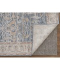 Feizy Pasha BLUE/IVORY PAS39M4F 6 ft. 7 in. X 9 ft. 6 in. Rectangle Rug