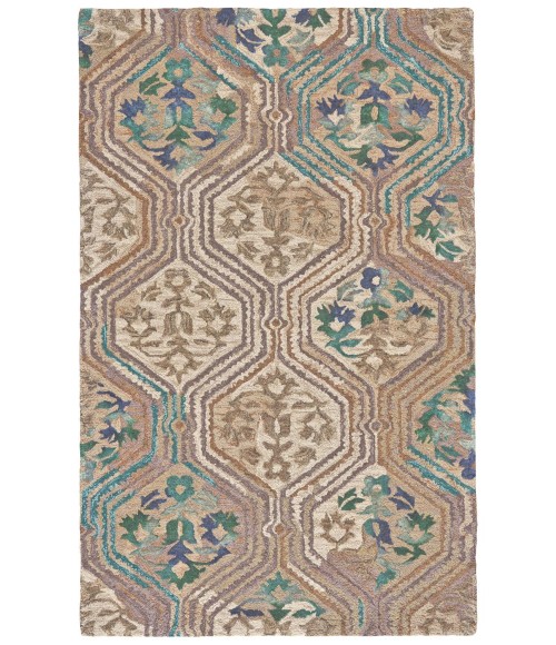 Feizy TIVOLI 8213F IN EVERGREEN 7' 9" x 9' 9" Area Rug