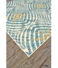 KEATS Rug Feizy KEATS 3469F IN TEAL 10' 2" X 13' 9" Area Rug