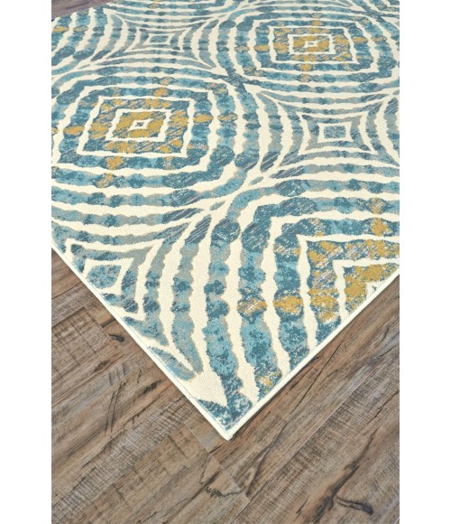 KEATS Rug Feizy KEATS 3469F IN TEAL 10' 2" X 13' 9" Area Rug