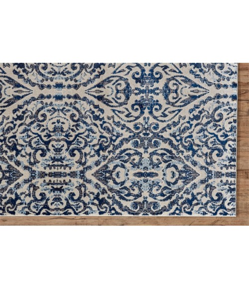 Feizy MILTON 3466F IN ROYAL 10' 2" X 13' 9" Area Rug
