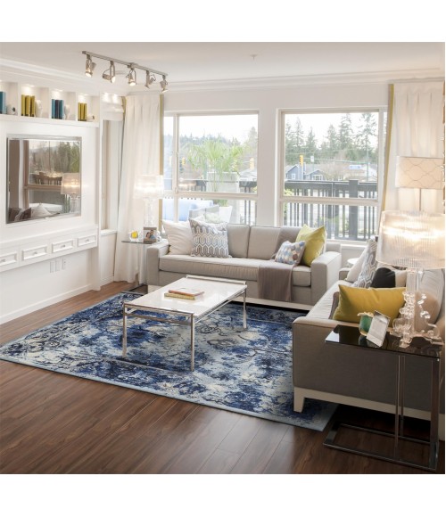 Feizy MILTON 3471F IN THUNDERCLOUD 4' 3" X 6' 3" Area Rug