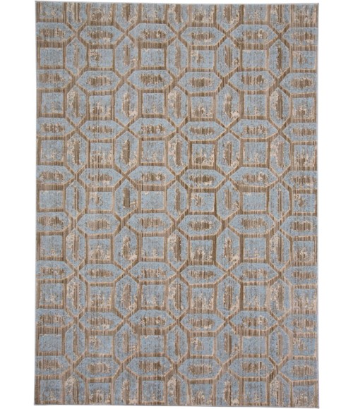 MILTON Rug Feizy MILTON 3472F IN ICE 2' 7" x 8' Runner Area Rug