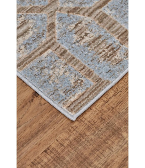 MILTON Rug Feizy MILTON 3472F IN ICE 2' 7" x 8' Runner Area Rug