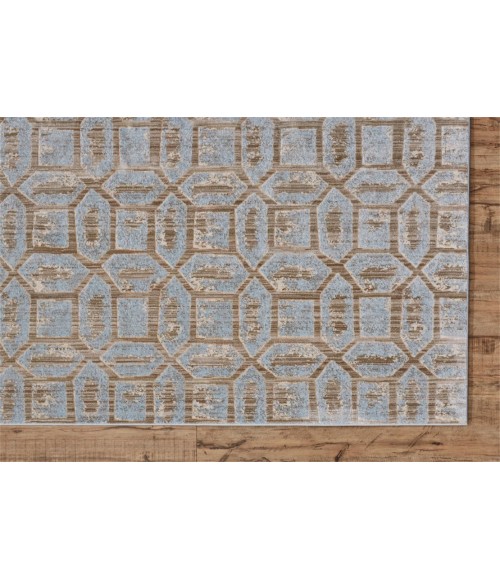MILTON Rug Feizy MILTON 3472F IN ICE 2' 7" x 8' Runner Area Rug