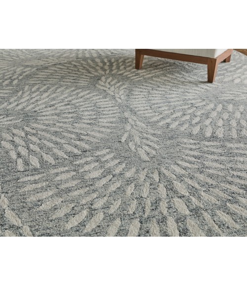 Feizy Wallace Gray/Ivory WAL8A38F 2 ft. X 3 ft. Rect. Rug