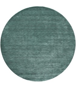 Feizy Luna Green/White 5798049F 10 ft. X 10 ft. Round Rug