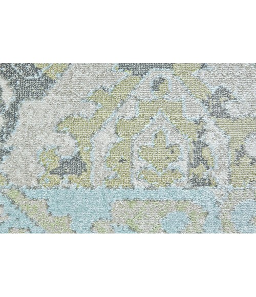 Feizy KATARI 3374F IN ICE/BIRCH 2' 10" X 7' 10" Runner Area Rug