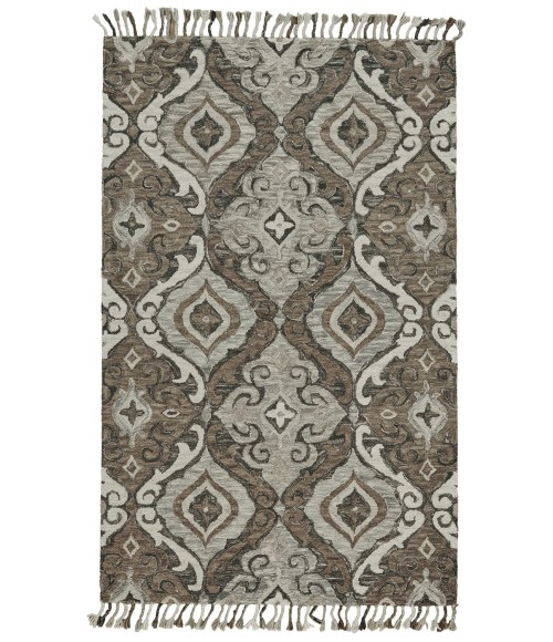 ABELIA Rug Feizy ABELIA 8676F IN IVORY/GRAY 2' x 3' Sample Area Rug