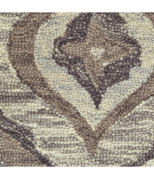 ABELIA Rug Feizy ABELIA 8676F IN IVORY/GRAY 2' x 3' Sample Area Rug