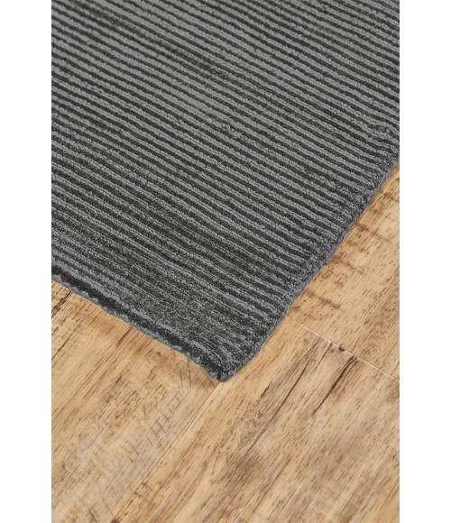 Feizy BATISSE 8717F IN CHARCOAL 2' 6" X 10' Runner Area Rug