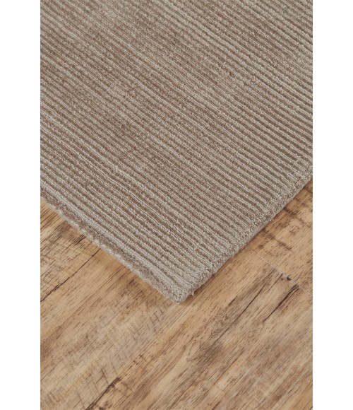 Feizy BATISSE 8717F IN MUSHROOM 2' 6" X 10' Runner Area Rug