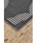 Feizy PRASAD 3679F IN CHARCOAL 1' 8" X 2' 10" Sample Area Rug