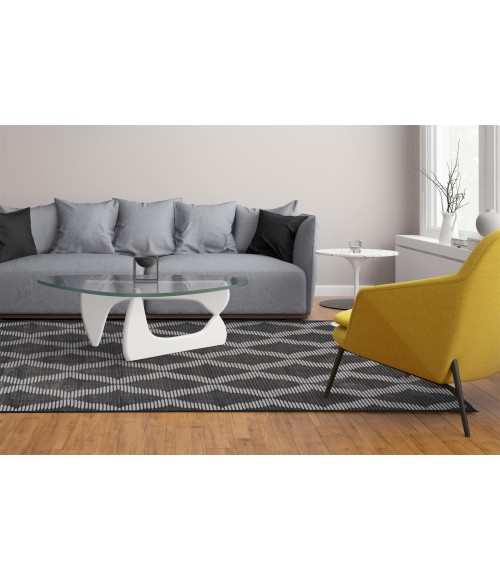 Feizy PRASAD 3679F IN CHARCOAL 1' 8" X 2' 10" Sample Area Rug