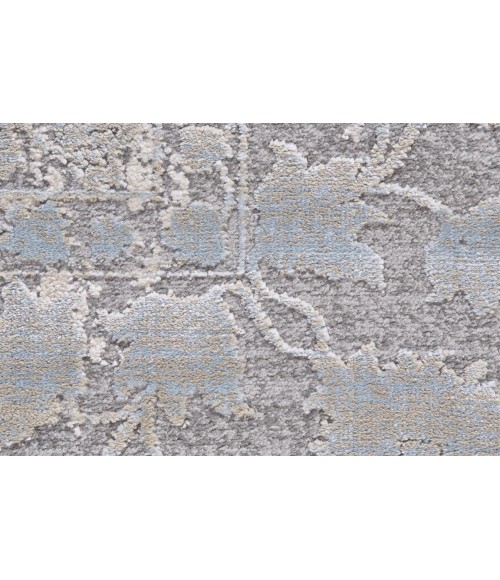 Feizy PRASAD 3681F IN LIGHT BLUE 10' X 13' 2" Area Rug