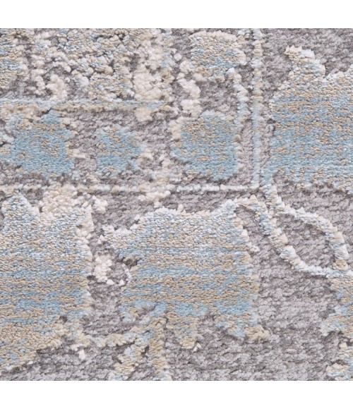 Feizy PRASAD 3681F IN LIGHT BLUE 10' X 13' 2" Area Rug