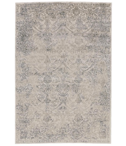 Feizy PRASAD 3682F IN LIGHT GRAY 2' 10" X 7' 10" Runner Area Rug
